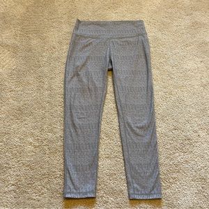 Vuori grey pattern legging size M